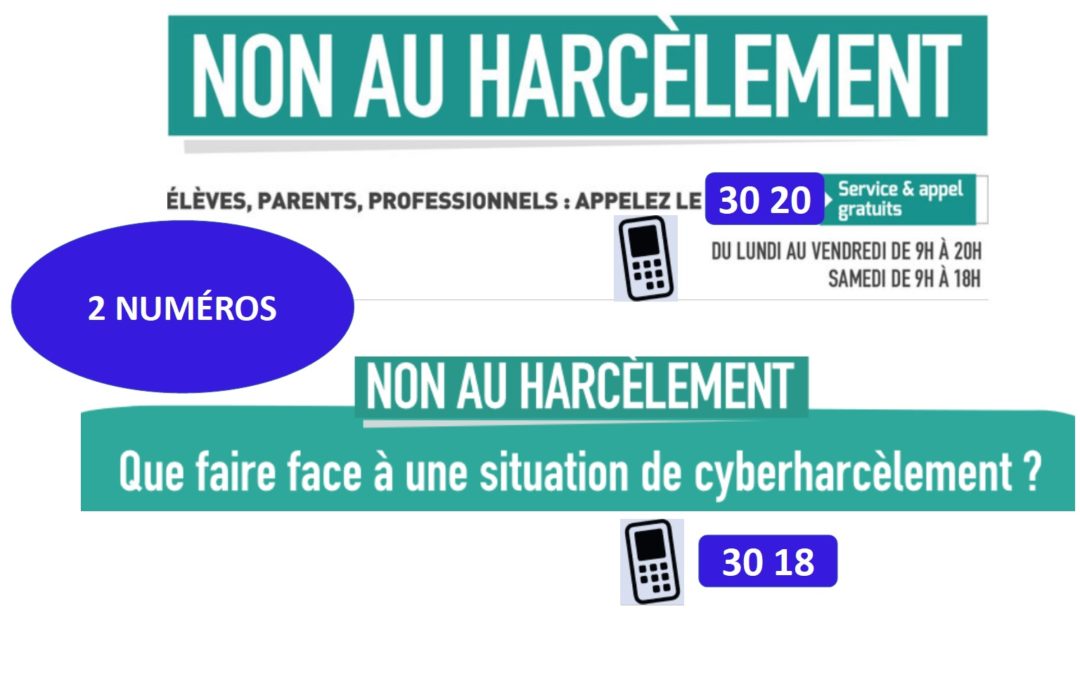 Journée nationale de lutte contre le harcèlement scolaire